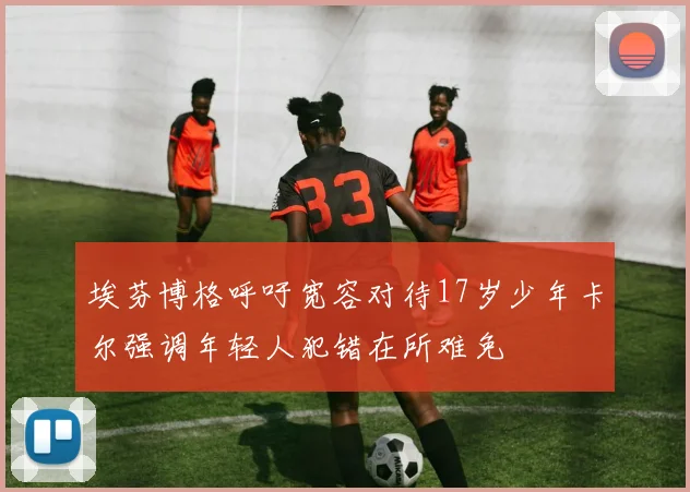 埃芬博格呼吁宽容对待17岁少年卡尔强调年轻人犯错在所难免